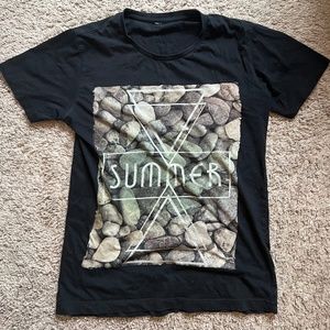 Short sleeve tee, size XS, Black
